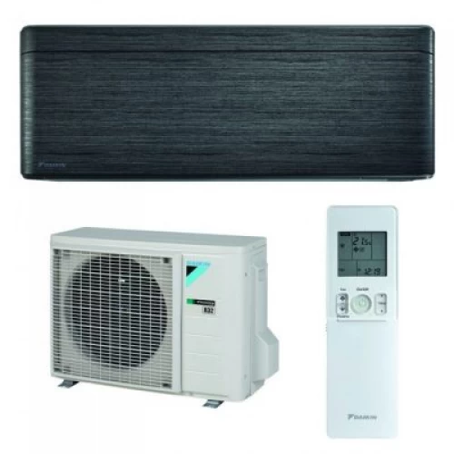 Aparat de aer conditionat tip split Daikin Stylish Bluevolution FTXA35BT+RXA35A Inverter, R32, A++, Design avangardist, WIFI inclus, 12000 BTU, Blackwood