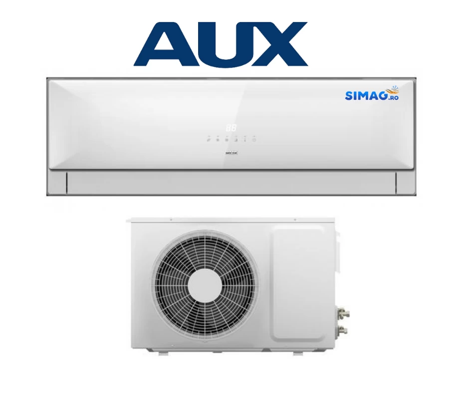 Aparat de aer conditionat AUX ASW-H12A4/NCR1 + montaj standard inclus, in limita a 3 m, 12000 BTU, Alb