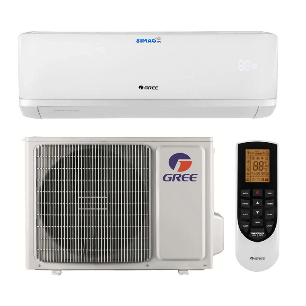 Aparat de aer conditionat tip split Gree Bora A2 WHITE, Inverter, clasa A++, R-32, WiFi, 18000 BTU 3