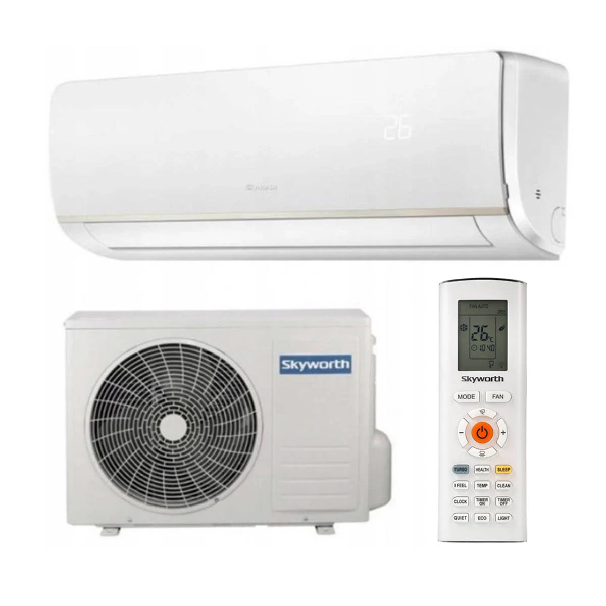 Aparat de aer conditionat tip split SKYWORTH Delfin, Inverter, R32, WiFi Ready, A++, 12000 BTU 3