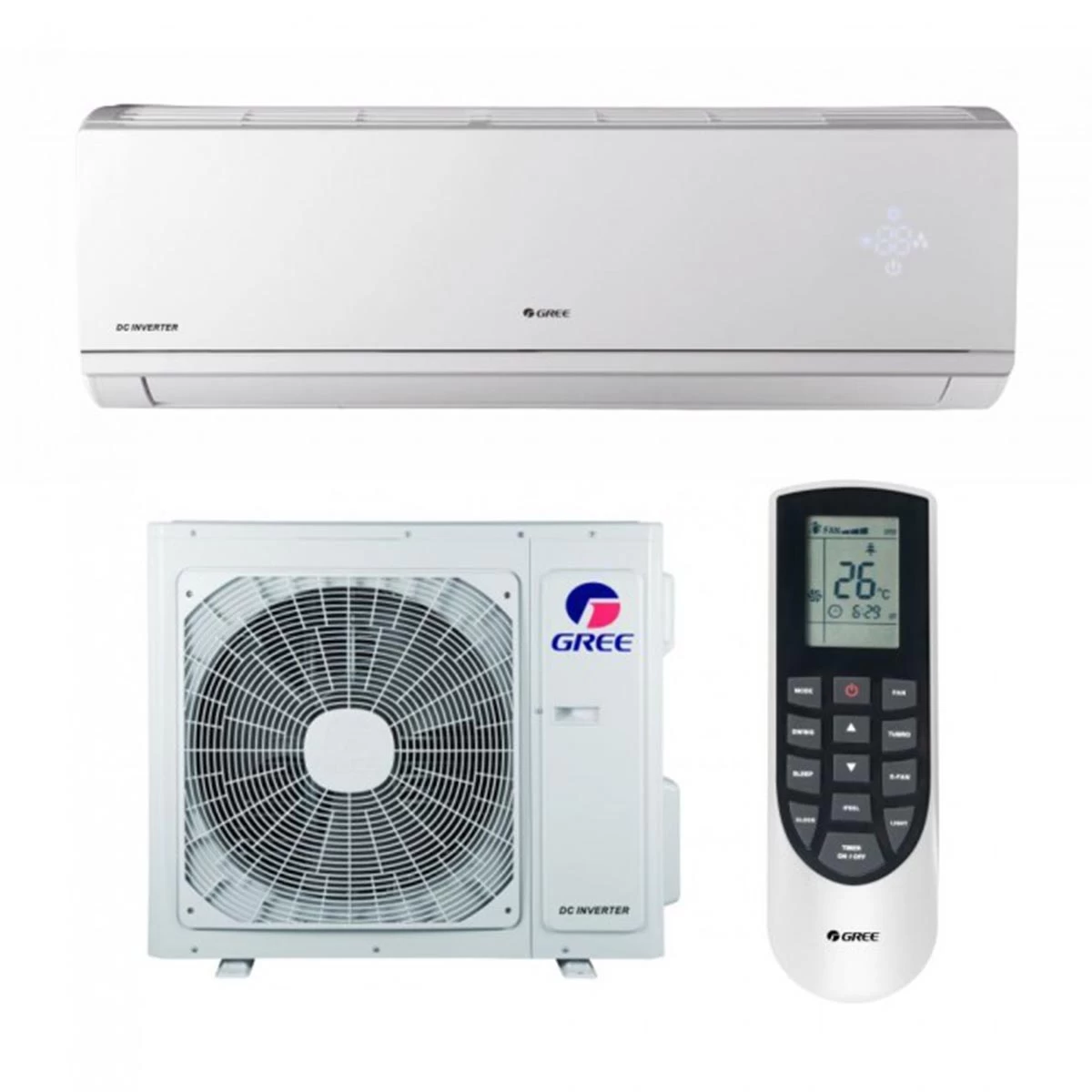Aparat de aer conditionat tip split Gree Lomo B8 GWH18QD-K3DNB8C Inverter 18000 BTU, 18000 BTU, Alb 3