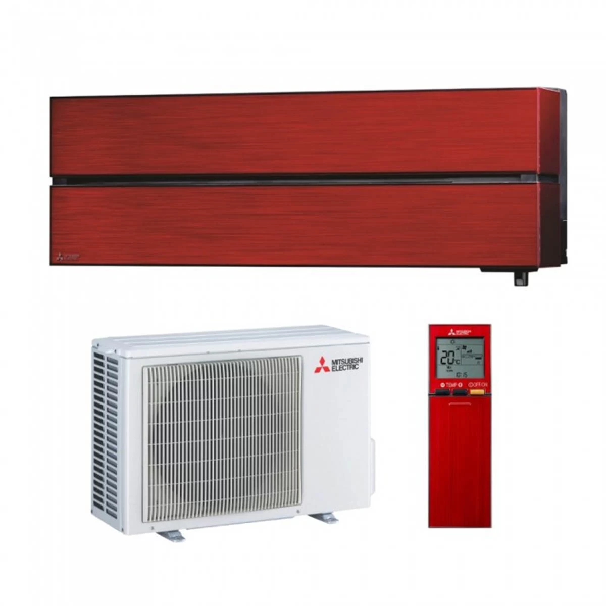 Aparat de aer conditionat tip split Mitsubishi Electric KIRIGAMINE Style MSZ-LN35VG2R+MUZ-LN35VG, INVERTER, A+++, R32, Tehnologie Japoneza, WIFI, 12000 BTU, Rosu 3