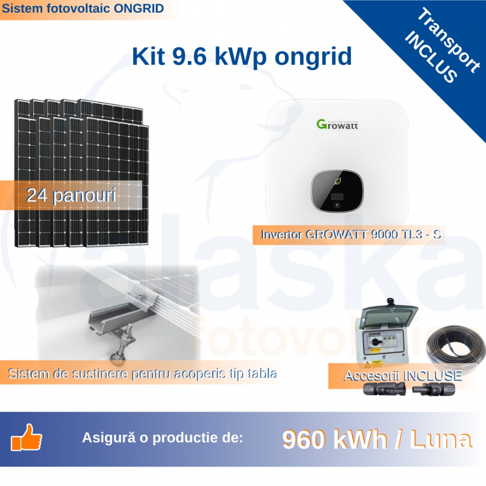 Sistem fotovoltaic ONGRID 9.6 kWp 5