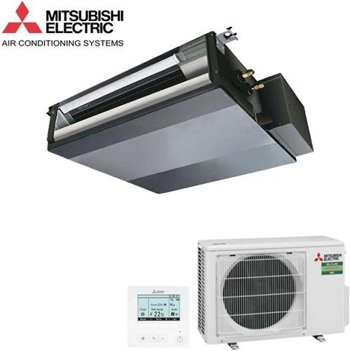 Aparat de aer conditionat tip duct Mitsubishi Electric SEZ-M71DA-SUZ-M71VA-PAR-41MAA-J 24000 BTU SERIES S – SLIM, cu telecomanda cu fir