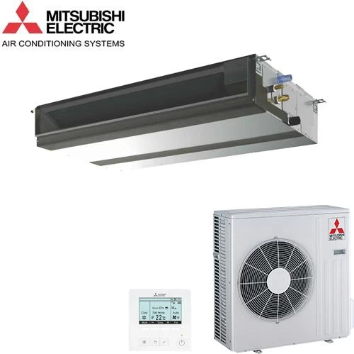 Aparat de aer conditionat tip duct Mitsubishi Electric PEAD-SM140JAL-PUZ-SM140YKA-PAR-41MAA-J 46000 BTU SERIES P PEAD-SM JAL, trifazat cu telecomanda cu fir