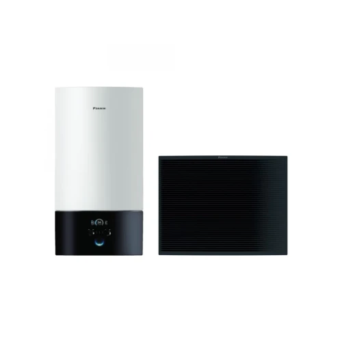 Pompa de caldura pentru incalzire Daikin Altherma H HT W 18kW ETBH16E9W-EPRA18DW cu incalzitor de rezerva de 9kW