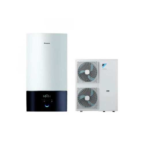 Pompa de caldura pentru incalzire Daikin Altherma 3 H W 16 KW EABH16D6V-EPGA16DV cu incalzitor de rezerva de 6kW